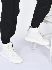 FAUSTO High Top Chunky Classic Lace Up |High Ankle |Lightweight Sneakers For Men