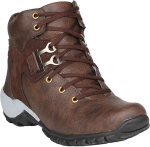 RANZAG Synthetic Leather Long Ankle Boots Outdoors, Casual, High Tops Shoes Boots For Men