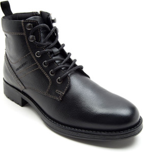 THOMAS CRICK Ultimate Durable Stylish Outdoor Leather Biker Boots For Men