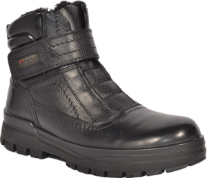 TSF Winter Snow Leather Fur Boots For Men