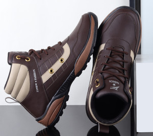 Zixer Boy's Premium Hi-Top Casual Shoe/ Classic Hi-top Casual Shoe/Sneaker Funky Sneakers For Men