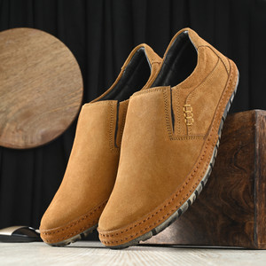 SHOE BLATE Men's Italian Suede Leather Loafer With Tassel Moccasin Shoes Loafers For Men Loafers For Men