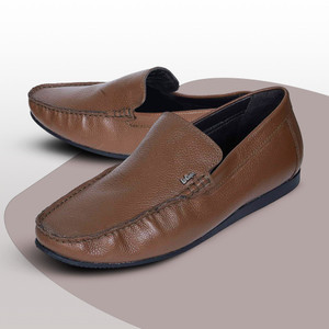 LEE COOPER Leather Casual Slip-On Stylish Lightweight and Comfortable Daily Wear Slip On For Men