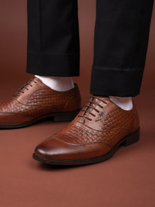ALBERTO TORRESI Genuine Leather Textured Formal Aida Series 88658 Lace Up For Men