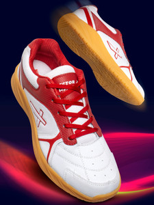 VECTOR X Ranger Court Shoes Cusion Synthetic Mesh Upper | Crepe Rubber Outsole Badminton Shoes For Men