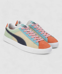 PUMA Suede VTG Blocked Sneakers - Yellow - Image 2