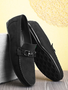 PROVOGUE Men's Horsebit Suede Loafers Loafers For Men