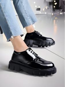 STRASSE PARIS Smart Casual Lace-up Detailed Loafers for Women & Girls Loafers For Women