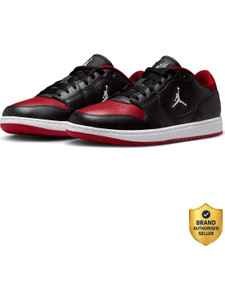 NIKE Jordan Court Connect Low Black Sneakers For Men - Image 6
