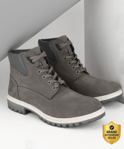 WOODLAND Outdoor Durable Comfortable Everyday High Ankle Boots For Men