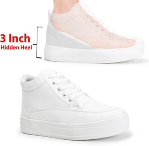 VENDOZ 3 INCH HEIGHT INCREASE WITH HIDDEN HEEL Sneakers For Women