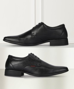 RED CHIEF Black Formal Shoes Derby For Men