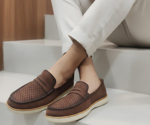 Kraasa Denim Breathable Upper, Driving Slip On's Loafers For Men