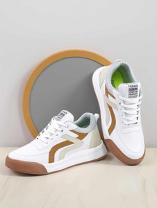 Luckstep Men's White Casual Sneakers - Image 5