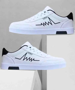 Elevarse Smart Light Weight Shoe|Daily Wear Shoe|Trending White Shoe For Men Sneakers For Men