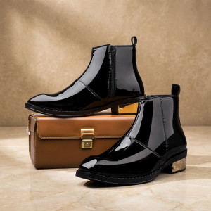 T-ROCK Stylish Light Weight Comfortable Trendy Walking Slip on Chelsea Boots Boots For Men