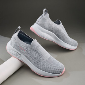 CAMPUS ANNIE Women's Casual Shoes | Sock-Like Fit | Integrated FoamLite Tech | Slip On Walking Shoes For Women