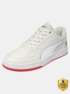 PUMA Ferrari Caven 2.0 White Sneakers For Men - Image 6