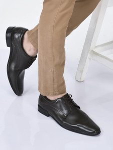 FAUSTO Formal Office Dress Lace Up Shoes Derby For Men