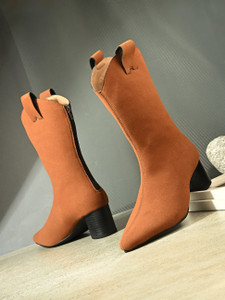 EL PASO Trendy Mid Calf Boots |Outdoor Casual & Travel Comfort Wear Boots For Women