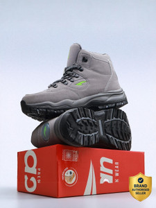 asian Everest-25 Men's High-Neck Trekking Shoes | Water-Repellent Hiking Boots Outdoors For Men