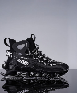 ATOM Alpha Predator, Trendy, Comfortable & Breathable DailyWear Lace-Up High Tops For Men