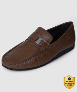 LEE COOPER Leather Casual Slip-On Stylish Lightweight and Comfortable Daily Wear Slip On For Men