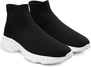 BXXY White Light-Weight Casual Sports, Walking Socks Shoes For Men High Tops For Men