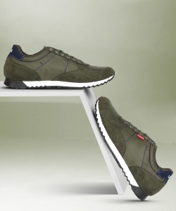 LEVI'S Men's Olive Sneakers Sneakers For Men