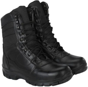 BLACK CHIEF LEATHER COMBAT ARMY BOOT SHOES/ARMY SHOES/ DMS SHOES FOR MEN Boots For Men Boots For Men