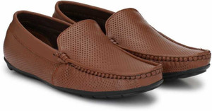 Hirel's 100% Original Genuine Leather|Lightweight|Anti-Skid|Memory Foam Loafers For Men