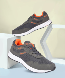 SEGA Grey-Marathon Running Shoes For Men