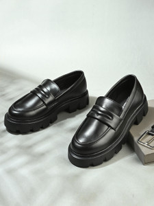 leo's Fitness shoes Leo Fitness Chunky Platform Penny Loafer for Casual & Party Purpose Loafers For Men