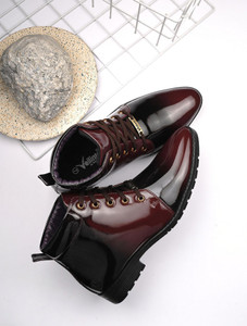 Vellinto Royal VINTIQUE Party Wear ll Casual ll Latest Patent Leather Boots for Men Boots For Men