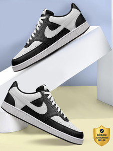 NIKE Court Vision Lo Black Basketball Shoes for Men - Image 6
