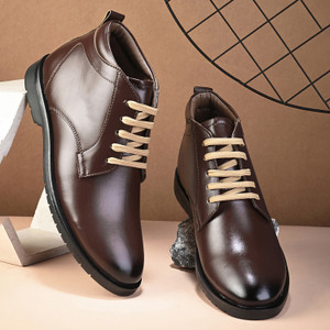 PROVOGUE Ankle Lenth Lace Up Boots Boots For Men