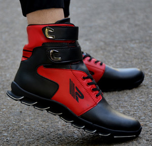 Ryko Mens Hip-Hop Dancing Casual High-Top Shoes High Tops For Men