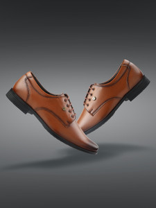 LIBERTY Fortune BENSTOCK1E Formal Shoes With TPR Sole | Durable & Comfortable Lacing Derby For Men
