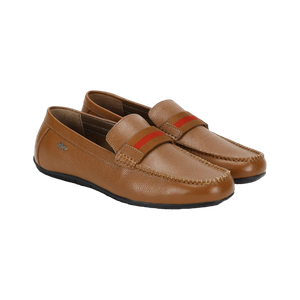 LEE COOPER Leather Casual Slip-On Stylish Lightweight and Comfortable Daily Wear Loafers For Men