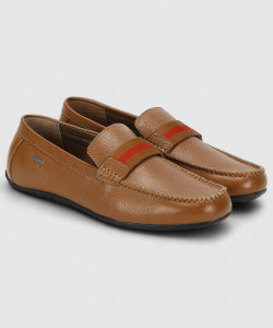 LEE COOPER Leather Casual Slip-On Stylish Lightweight and Comfortable Daily Wear Slip On For Men