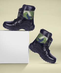 Para Commando LEATHER COMBAT ARMY BOOT SHOES FOR MEN / ARMY /COMBAT BOOTS /DMS SHOES Boots For Men