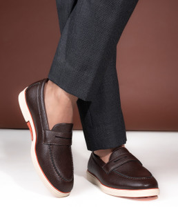 Mast & Harbour & Men Brown Loafers Loafers For Men