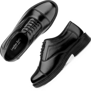 LeatherSofty Genuine leather formal oxford service shoes police shoes men Oxford For Men
