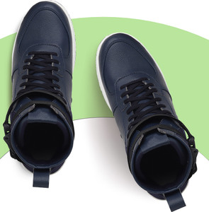 Zixer Zixer Men's Biker's Style High Top Fashion Sneakers/Sports/Casual Shoes for Men || Ankle Casual Shoes for Men Latest || Motorcycle Riding Boots ||Bike Riding Biker Boots Boots For Men