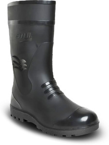 Elecant PVC 12-inch Industrial Gumboots, Non-Metallic Toe, Oil, Water and Acid Resistant Boots For Men