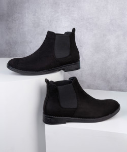SNEAKLAB Chalsea Suede_Black Outdoor,Trendy,Lightweight,Chalsea boots Boots For Men