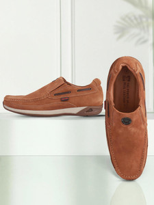 RED CHIEF Genuine Leather Casual Loafers for Men Rust RC3504 022 Casuals For Men