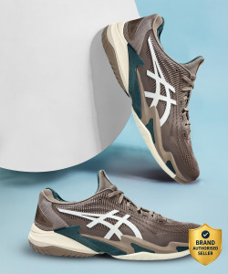Asics COURT FF 3 Men's Tennis Shoes Brown - Image 6