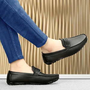 INKLENZO Loafers for Men with Laser cut Design for every occasions and dailyuse wear Casuals For Men