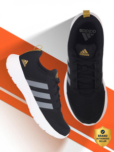 Adidas POMAZOR Black Running Shoes For Men - Image 6